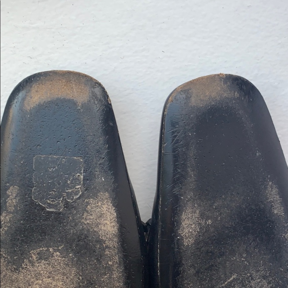 Prada/Slingback Sandals/Black leather - Picture 7 of 7